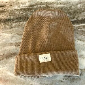 Rag & Bone Tan Beanie Hat
